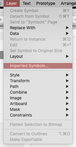 Step 1: Imported symbol